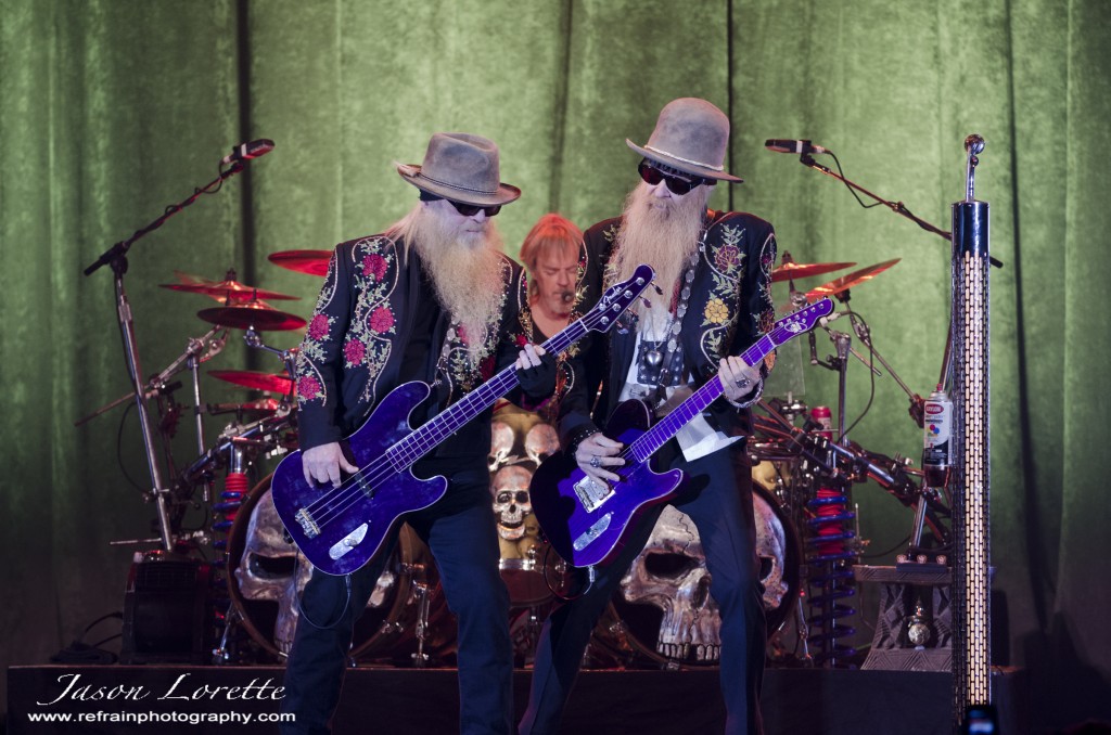 ZZ Top - Dusty Hill, Frank Beard, and Billy Gibbons - Casino NB - 11/13/13